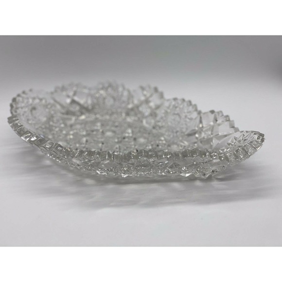 Vintage ABP Cut Glass Hunts Royal Trinket Tray C20 - Picture 10 of 12